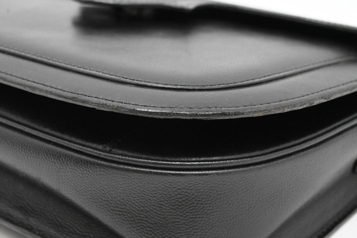 YSL Saint Laurent Shoulder Bag in Black Leather