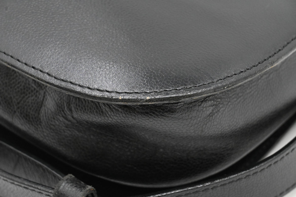 YSL Saint Laurent Shoulder Bag in Black Leather