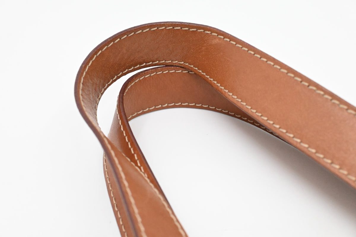 Celine Shoulder Bag in Black Brown Canvas