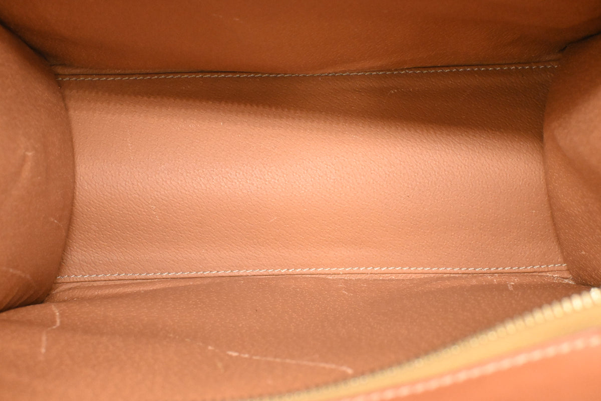 Celine Shoulder Bag in Black Brown Canvas