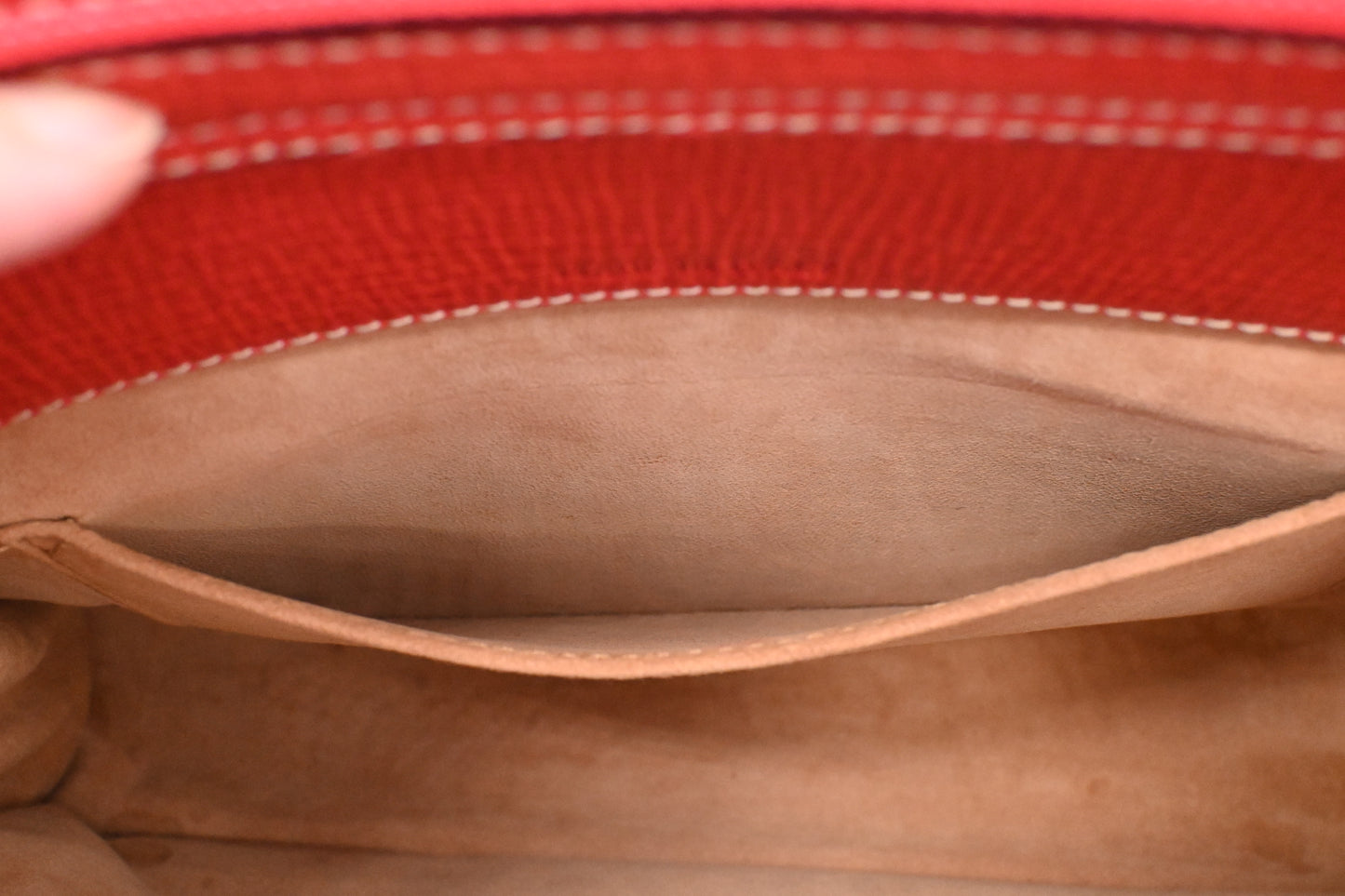 Loewe Shoulder Bag in Red Leather