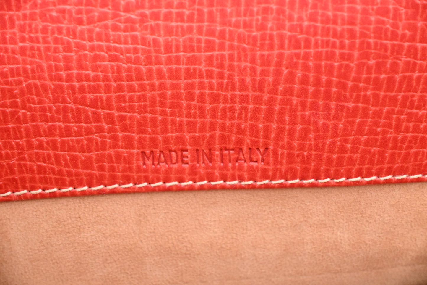 Loewe Shoulder Bag in Red Leather