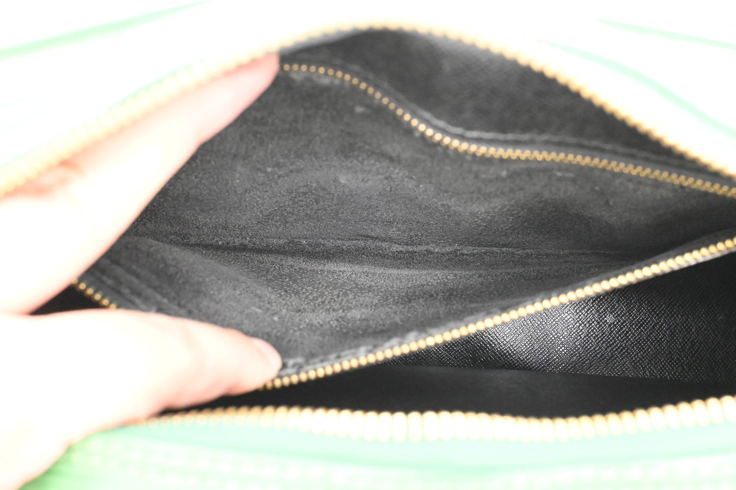 Louis Vuitton Jeune Fille in Green Epi Leather