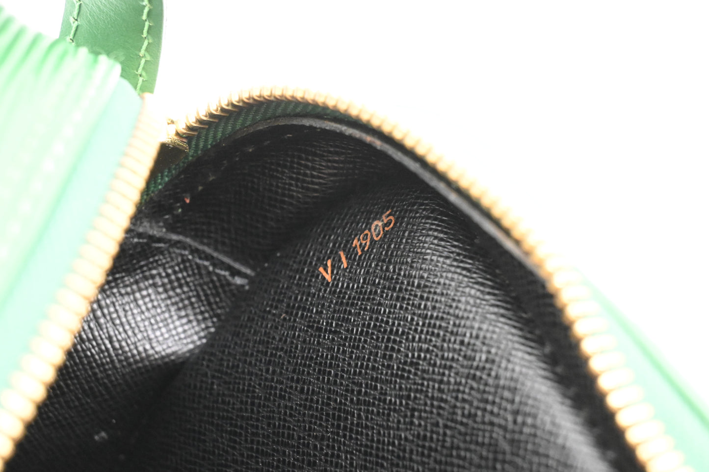 Louis Vuitton Jeune Fille in Green Epi Leather