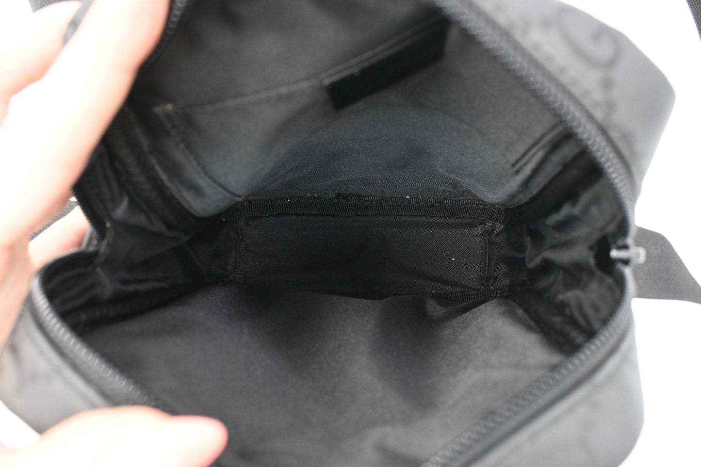 Gucci Crossbody Bag in Black Canvas