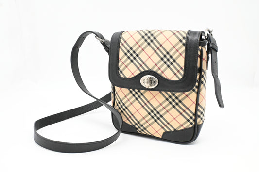 Burberry Crossbody in Check Canvas