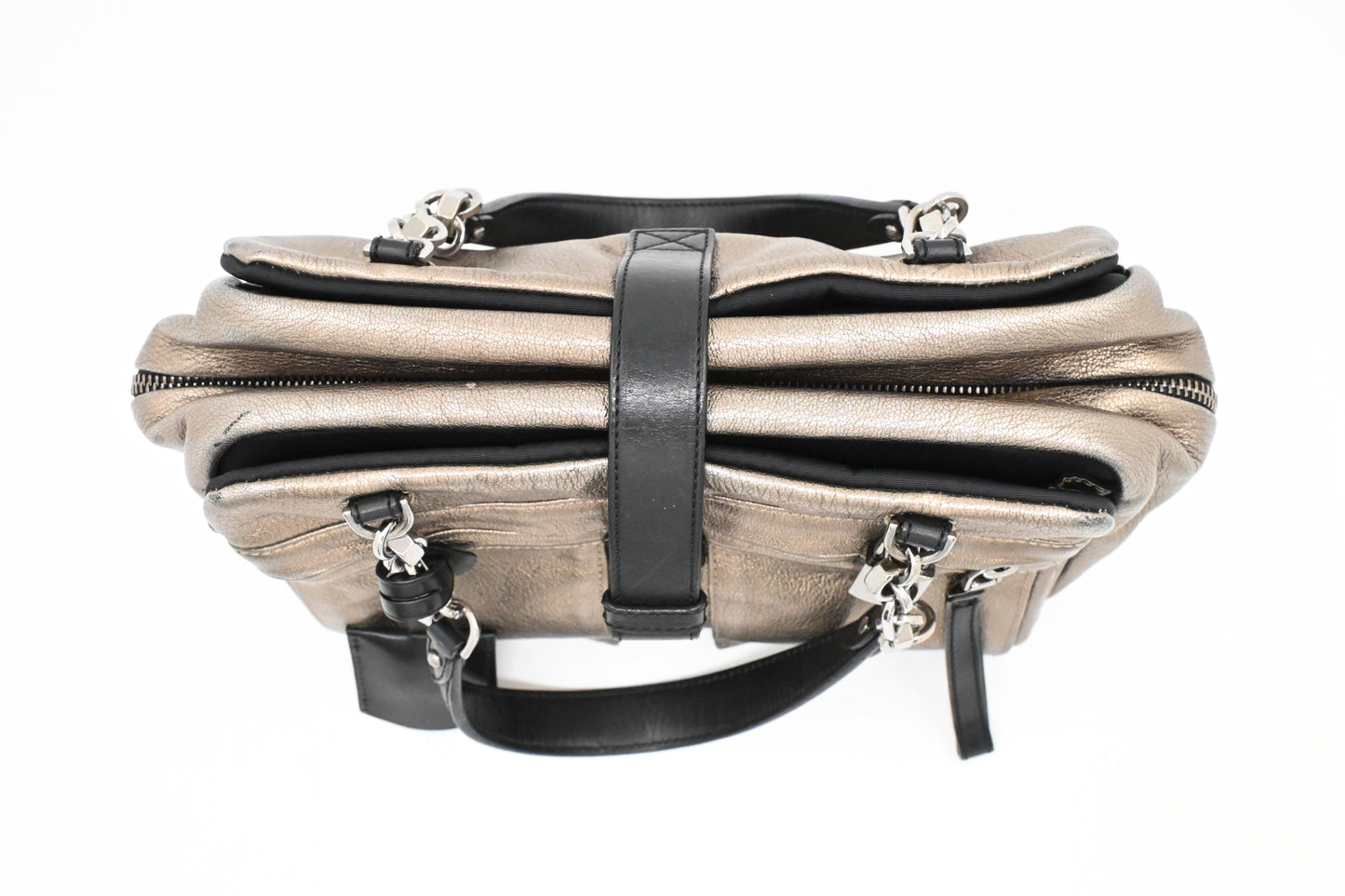 Loewe Lora in Pewter Leather