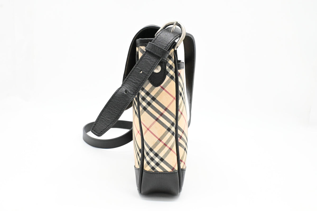 Burberry Crossbody in Check Canvas