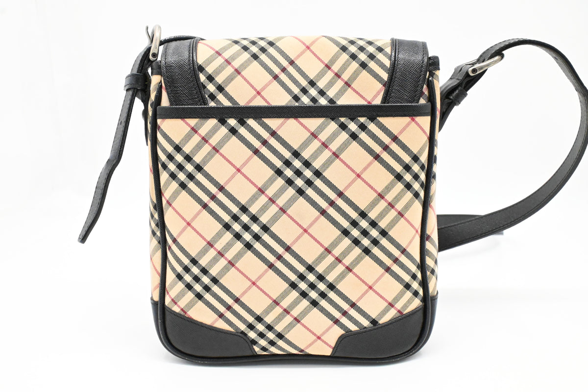 Burberry Crossbody in Check Canvas