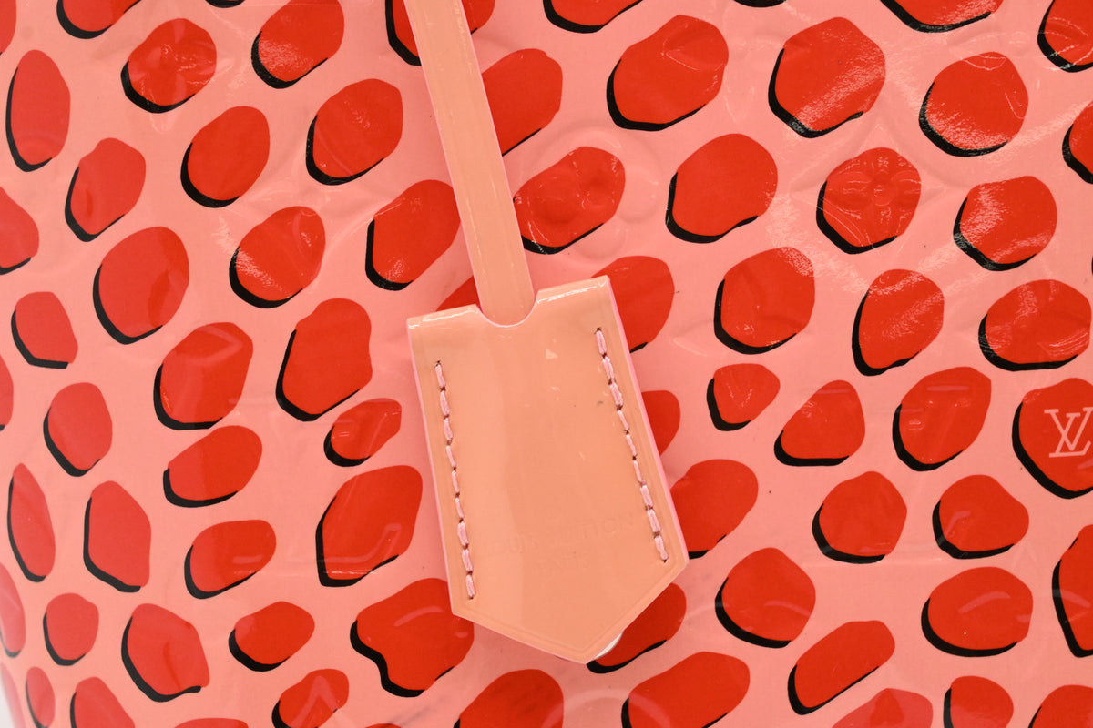 Louis Vuitton Open Tote in Sugar Poppy Pink Jungle Dots Vernis