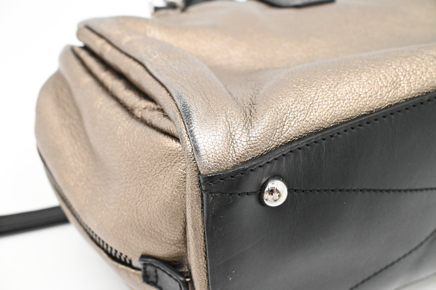 Loewe Lora in Pewter Leather