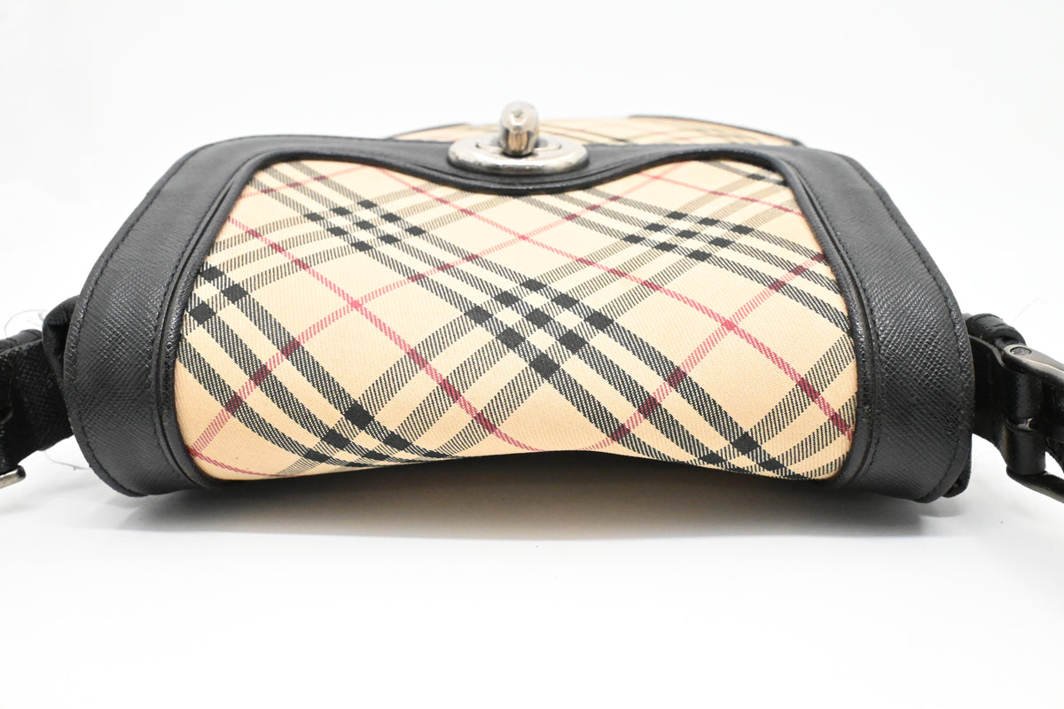 Burberry Crossbody in Check Canvas