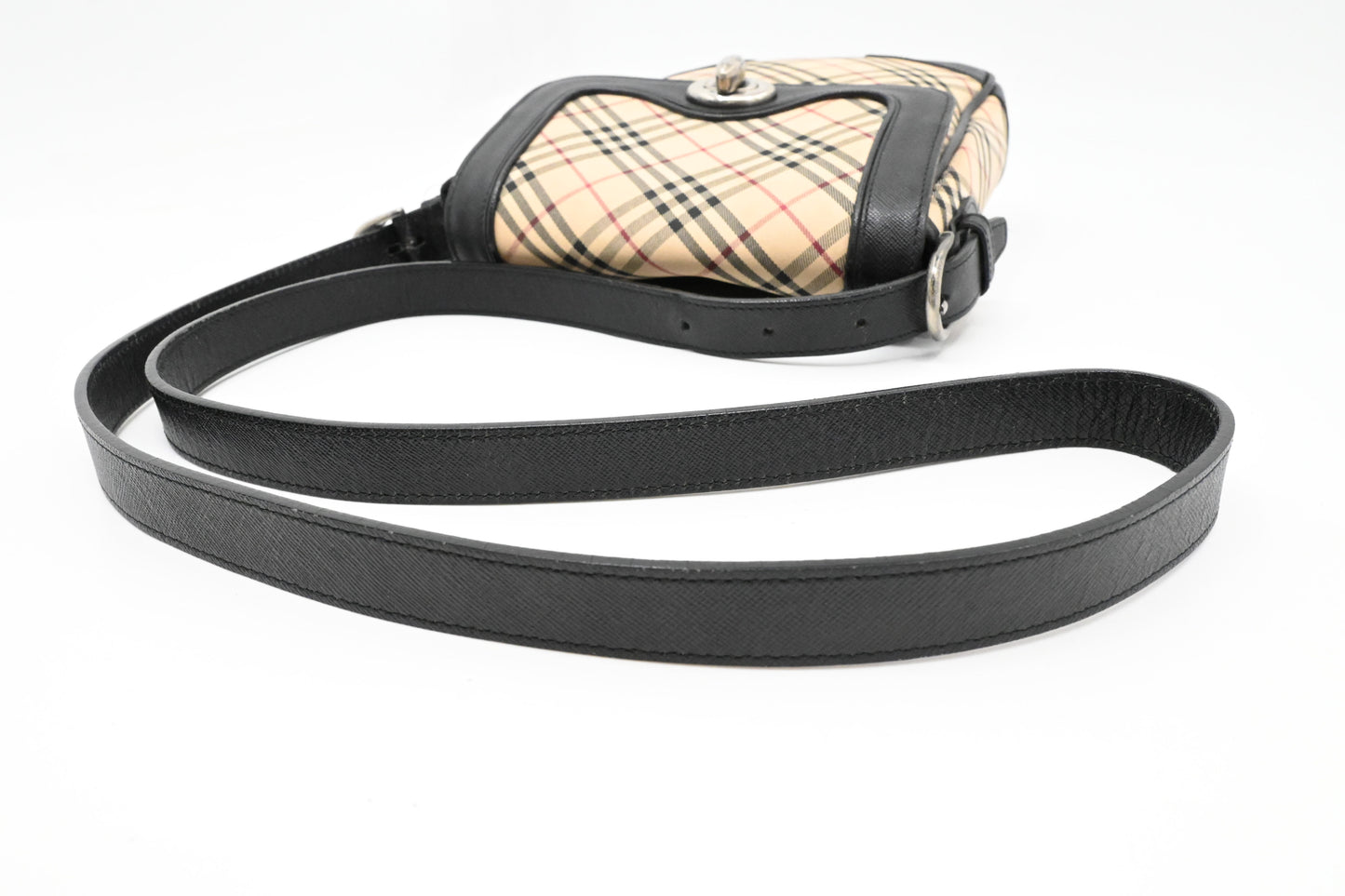 Burberry Crossbody in Check Canvas