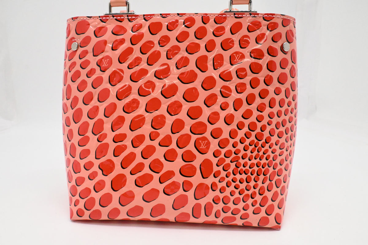 Louis Vuitton Open Tote in Sugar Poppy Pink Jungle Dots Vernis