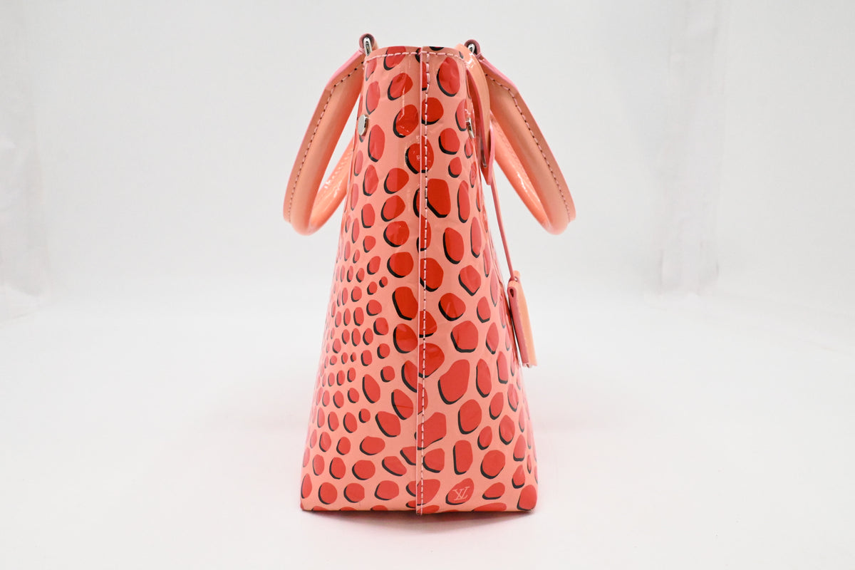 Louis Vuitton Open Tote in Sugar Poppy Pink Jungle Dots Vernis