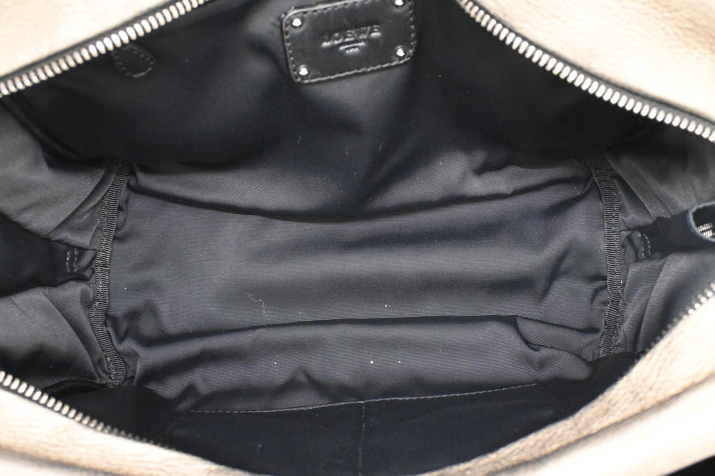 Loewe Lora in Pewter Leather