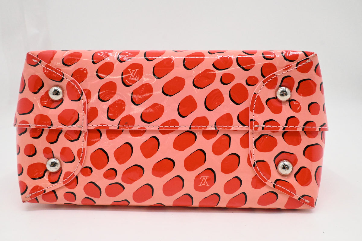 Louis Vuitton Open Tote in Sugar Poppy Pink Jungle Dots Vernis