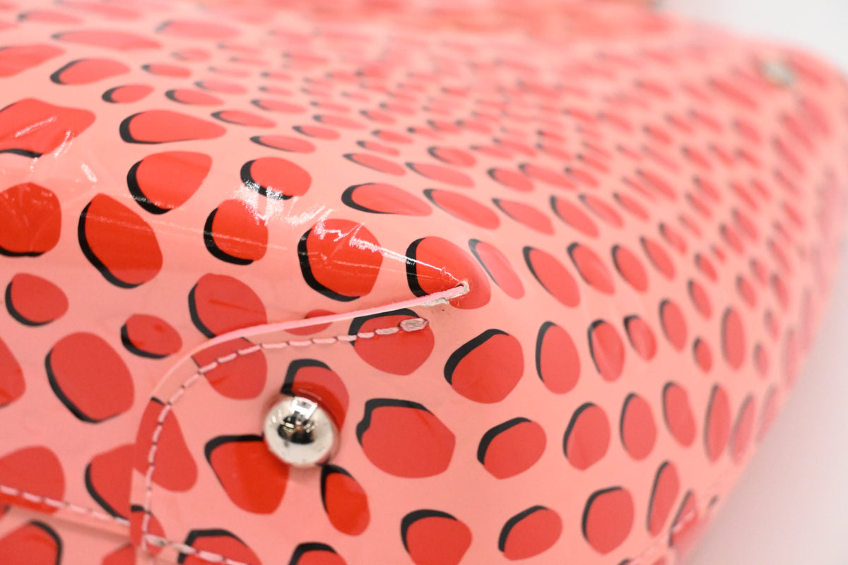 Louis Vuitton Open Tote in Sugar Poppy Pink Jungle Dots Vernis