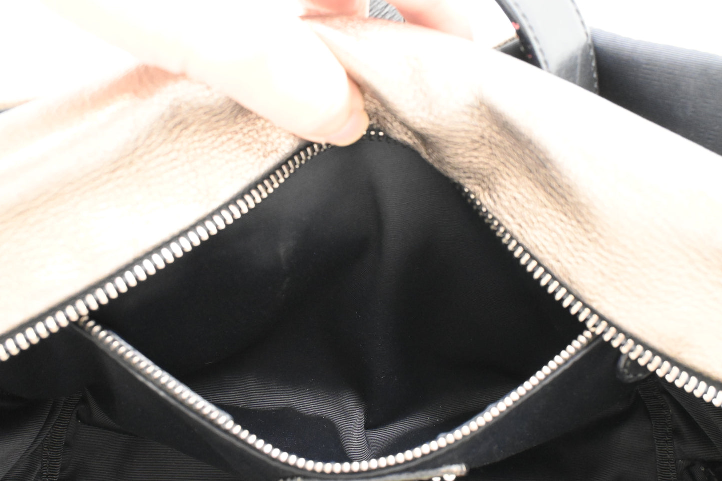 Loewe Lora in Pewter Leather