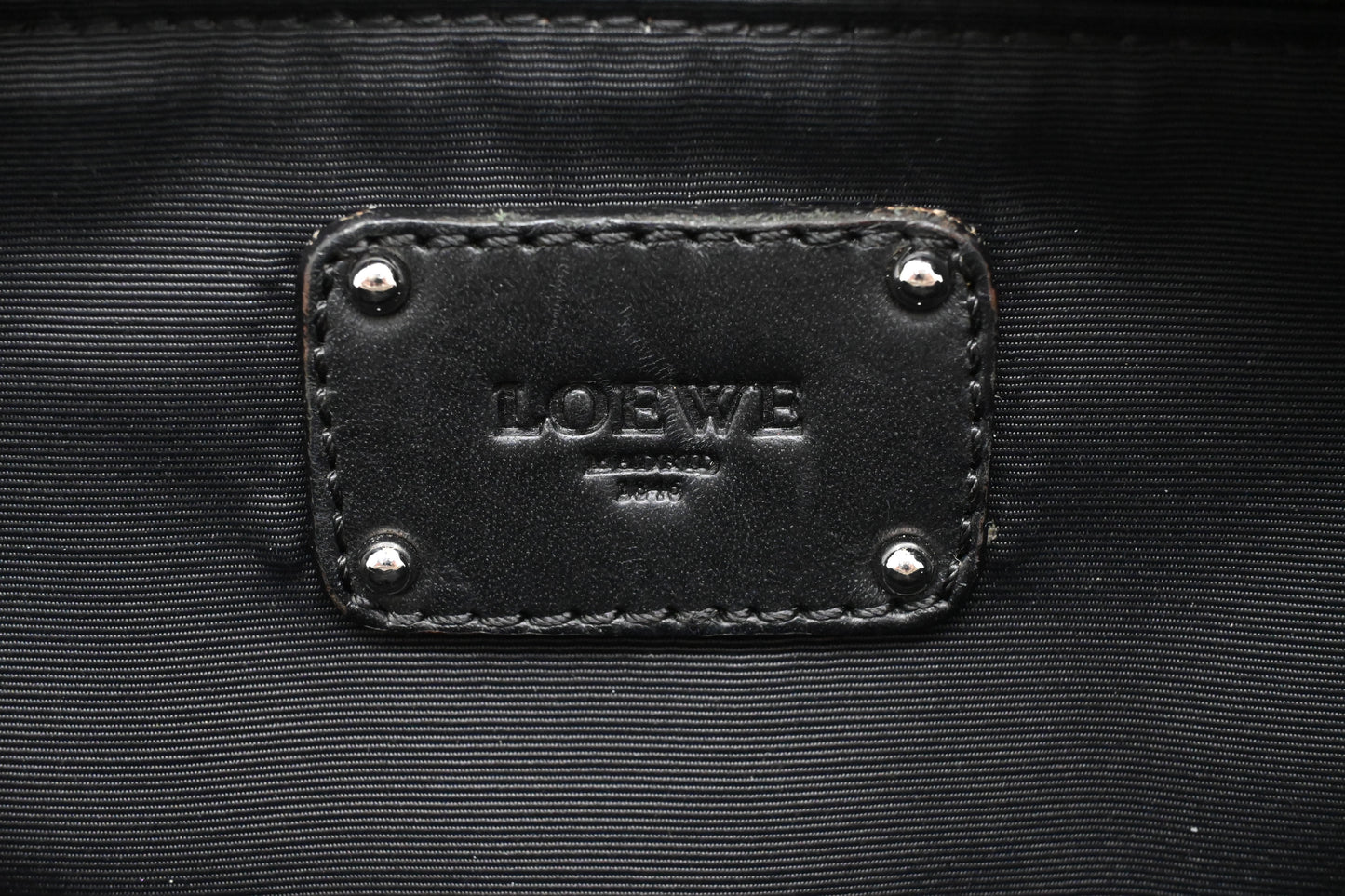 Loewe Lora in Pewter Leather