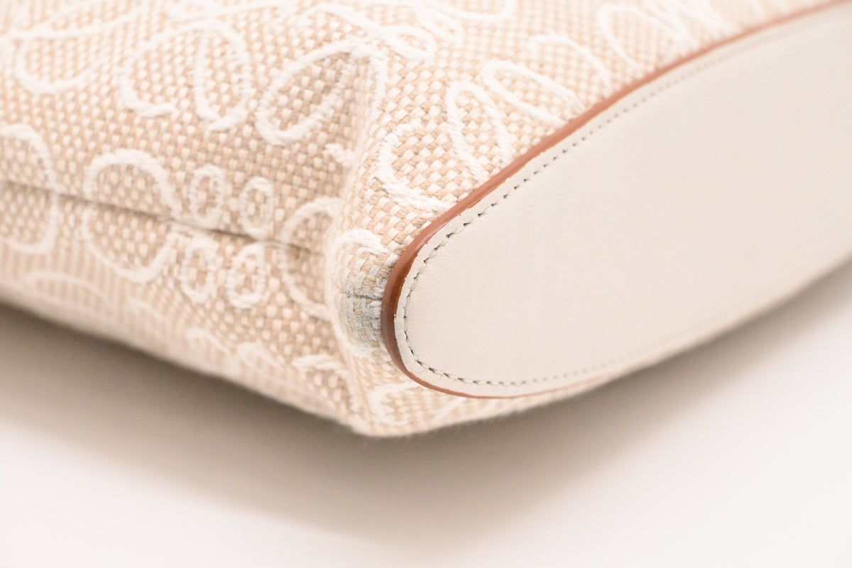 Loewe Pouch in Beige Canvas