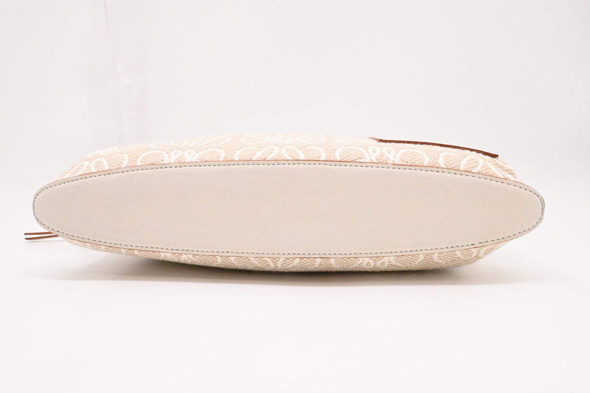 Loewe Pouch in Beige Canvas