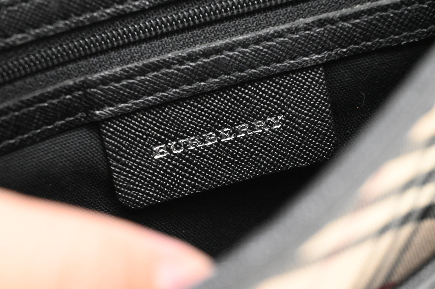 Burberry Crossbody in Check Canvas