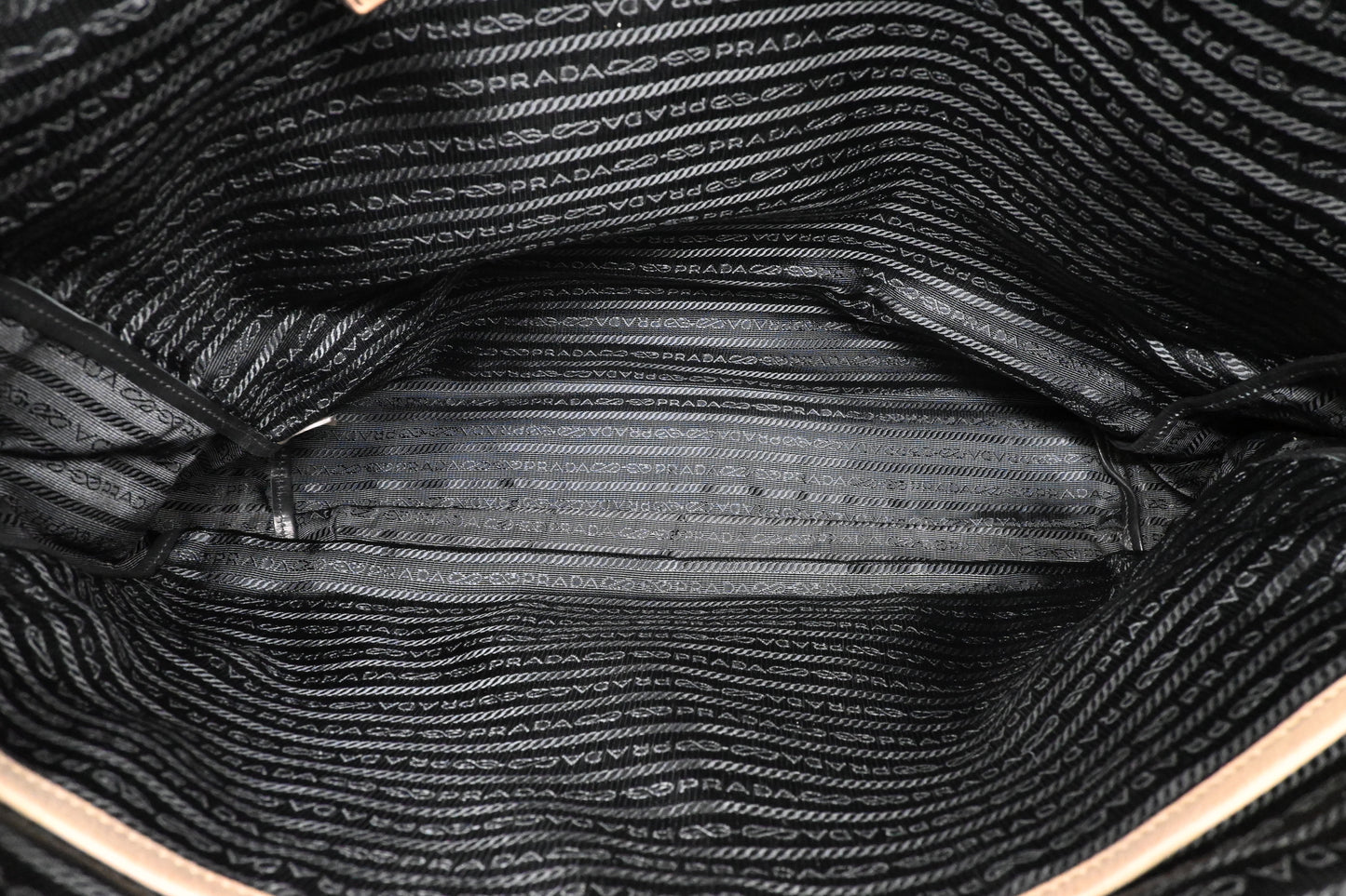 Prada Large Tote in Beige Leather