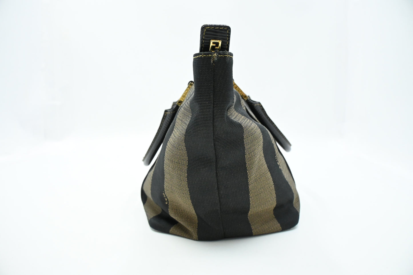 Fendi Handbag in Black Pequin Canvas