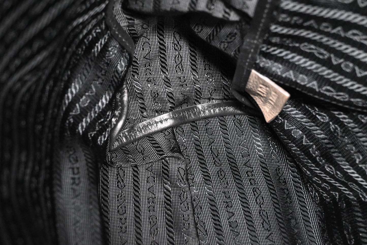 Prada Large Tote in Beige Leather