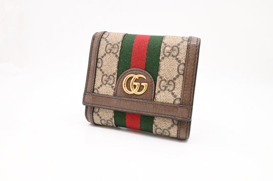 Gucci Sherry Line Wallet in GG Supreme Canvas