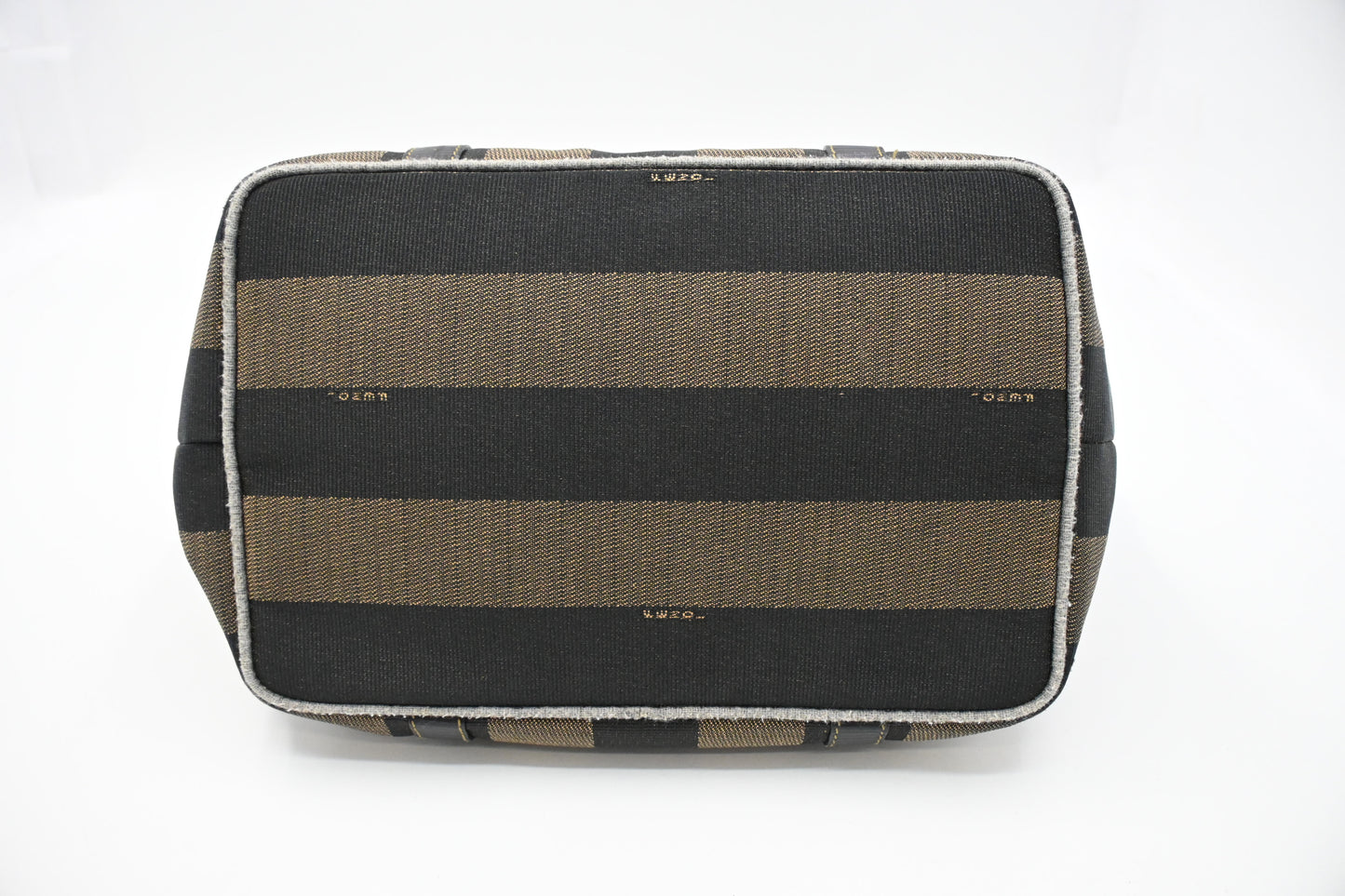 Fendi Handbag in Black Pequin Canvas