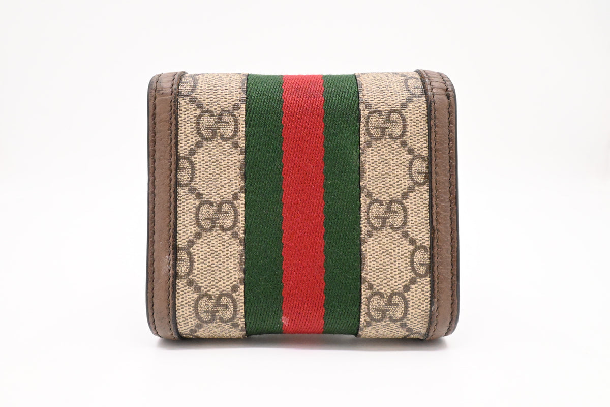 Gucci Sherry Line Wallet in GG Supreme Canvas