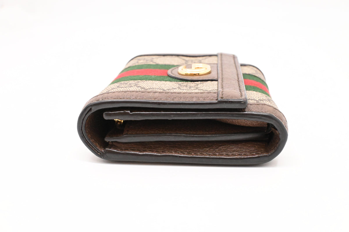 Gucci Sherry Line Wallet in GG Supreme Canvas