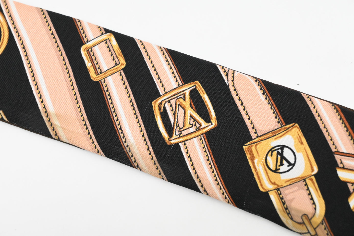 Louis Vuitton 'Monogram Forever' Bandeau BB in Black and Brown Silk