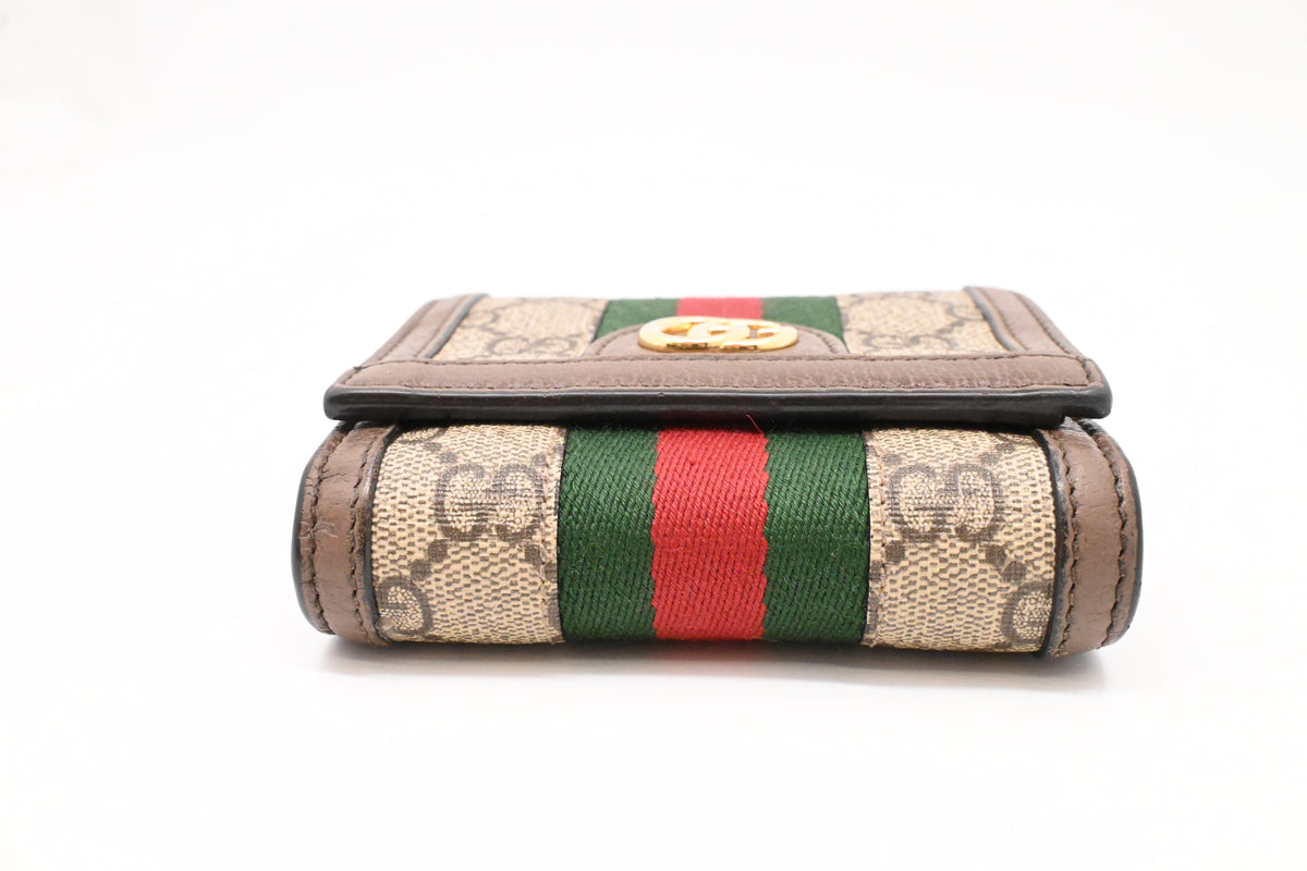 Gucci Sherry Line Wallet in GG Supreme Canvas