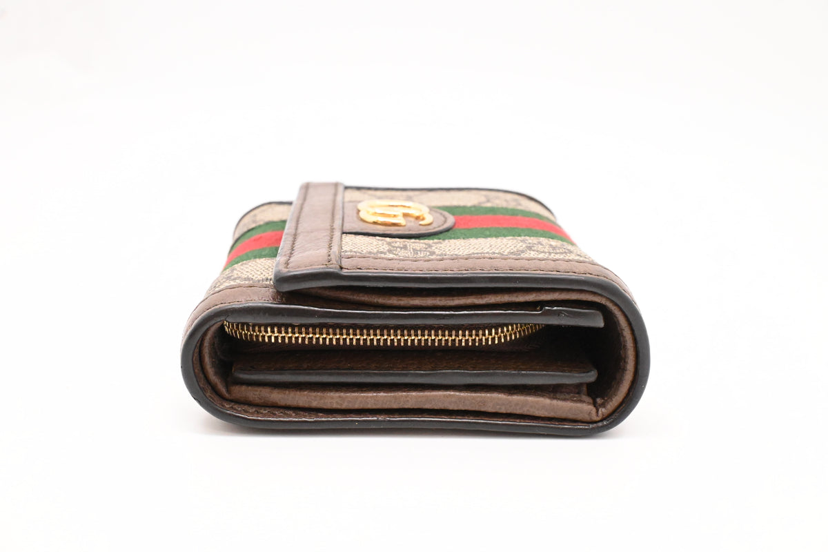 Gucci Sherry Line Wallet in GG Supreme Canvas