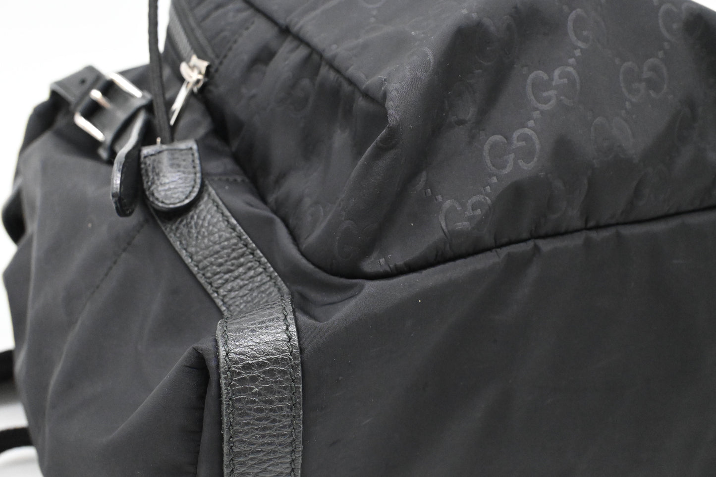 Gucci Backpack in Black Nylon