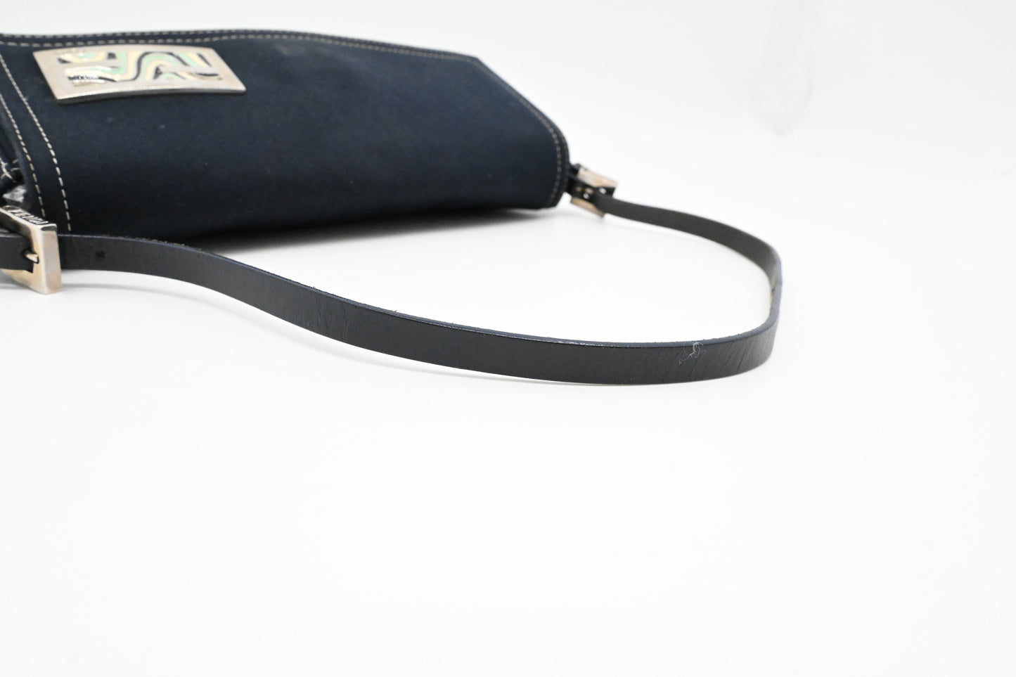 Fendi Baguette in Dark Blue Canvas