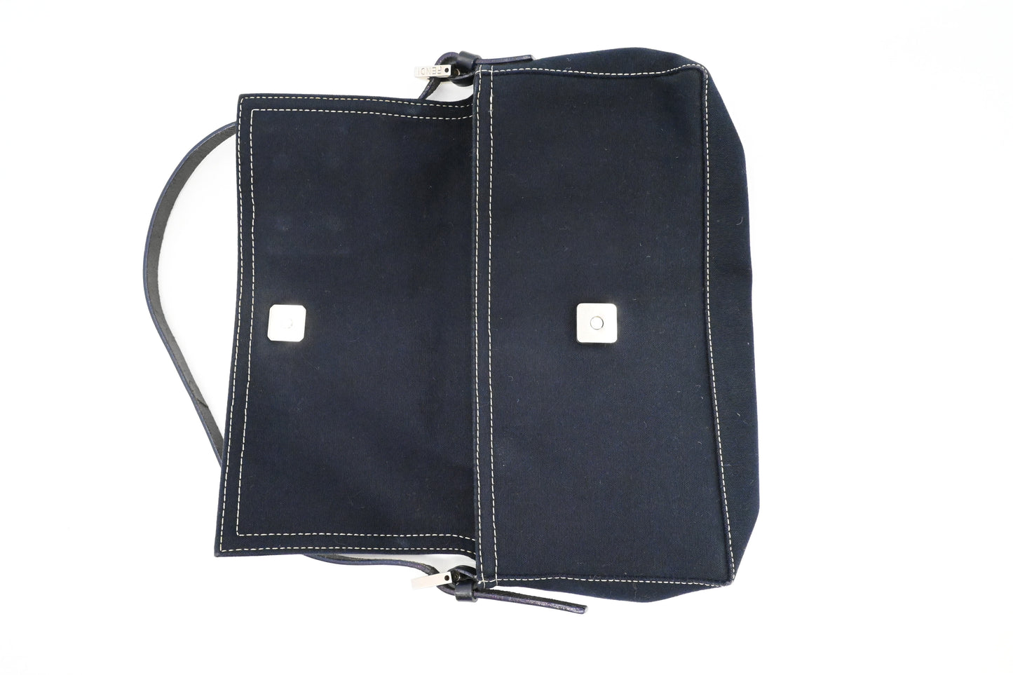 Fendi Baguette in Dark Blue Canvas