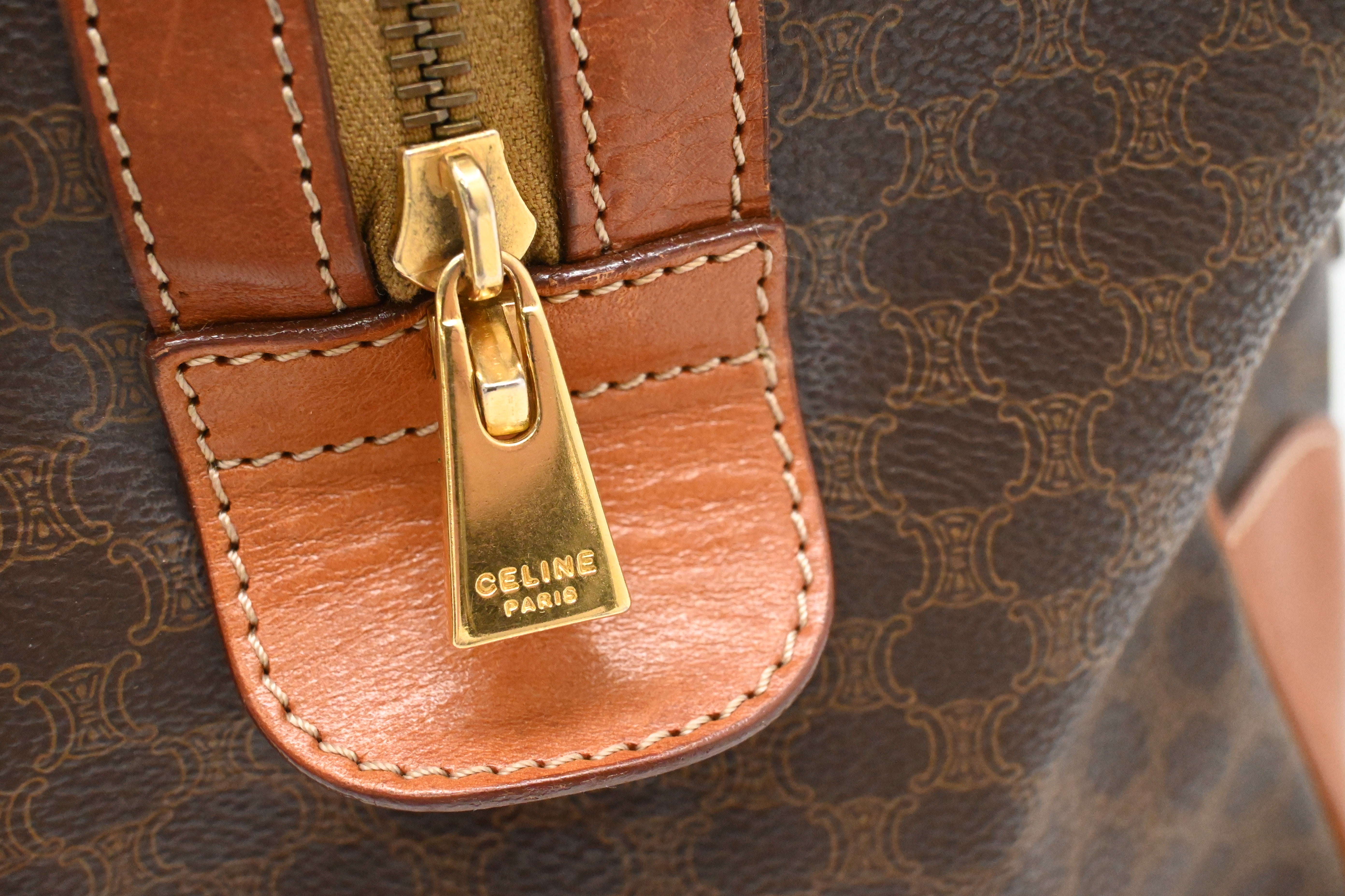 Celine Duffle Bag in Brown Macadam Canvas – Weekly Lux Drop