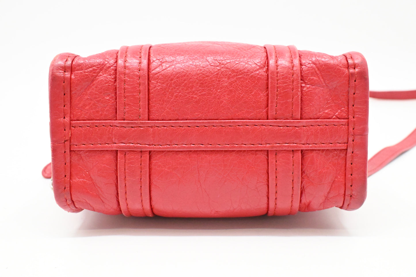 Balenciaga Bazar Shopper in Red Leather