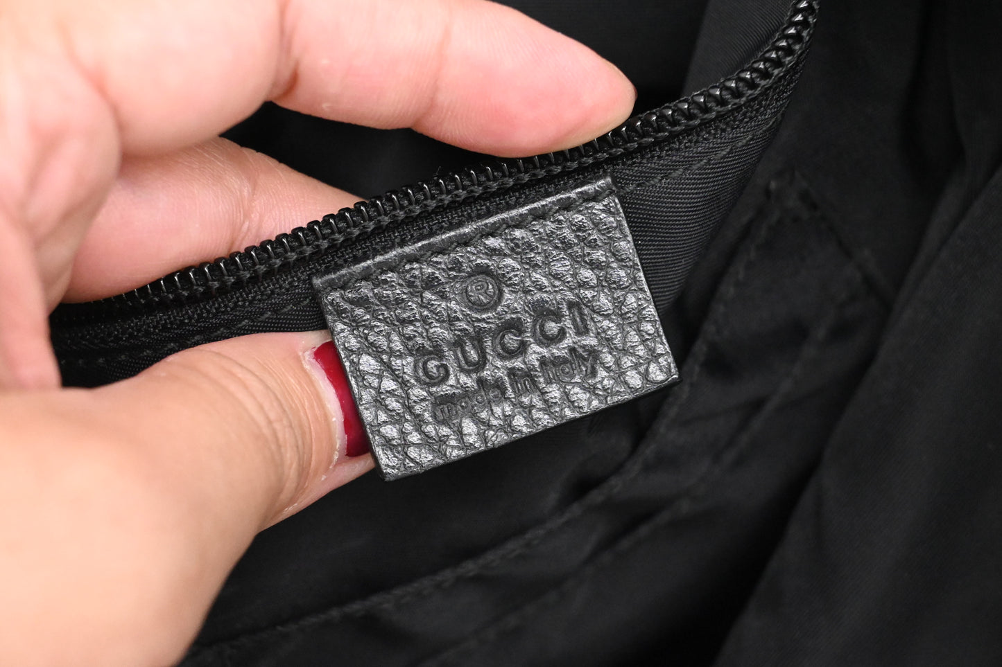 Gucci Backpack in Black Nylon