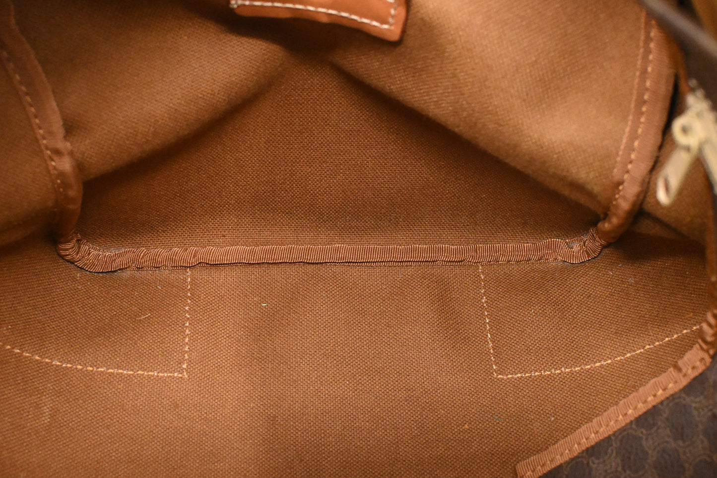 Celine Duffle Bag in Brown Macadam Canvas