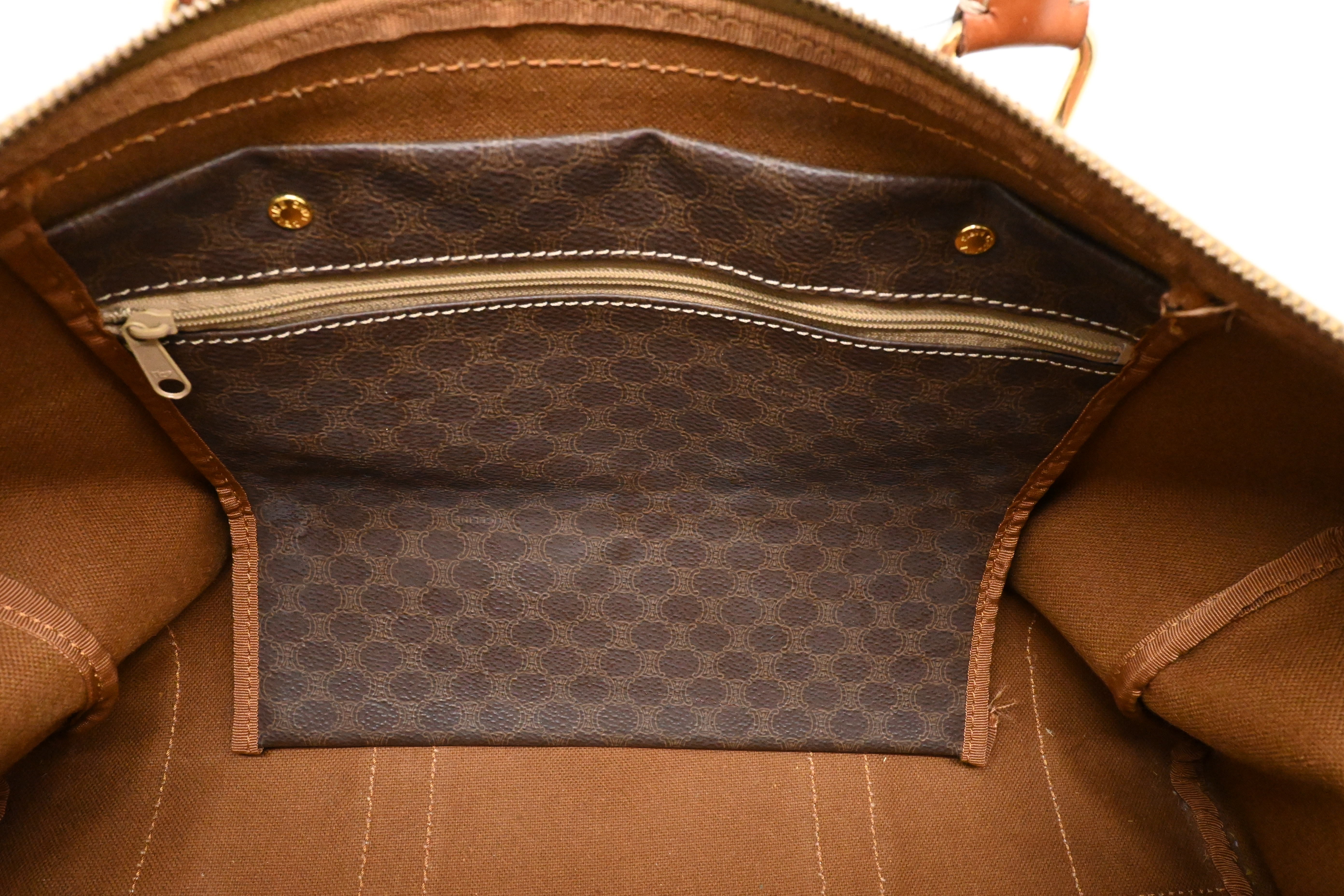 Celine Duffle Bag in Brown Macadam Canvas – Weekly Lux Drop