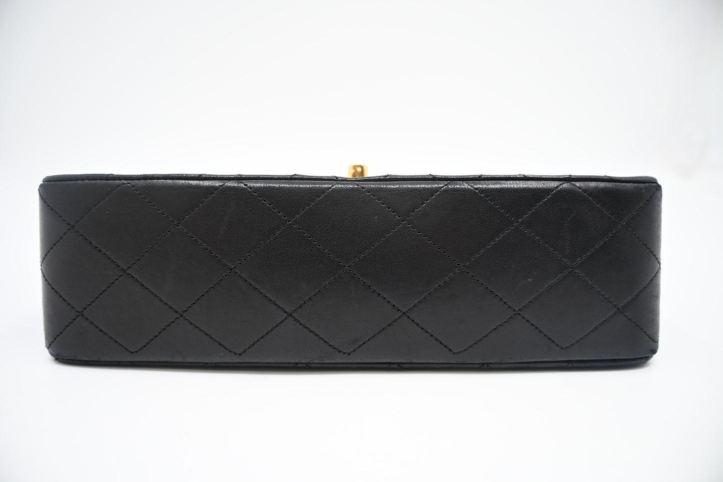 Chanel Medium Double Flap in Black Matelassé Leather