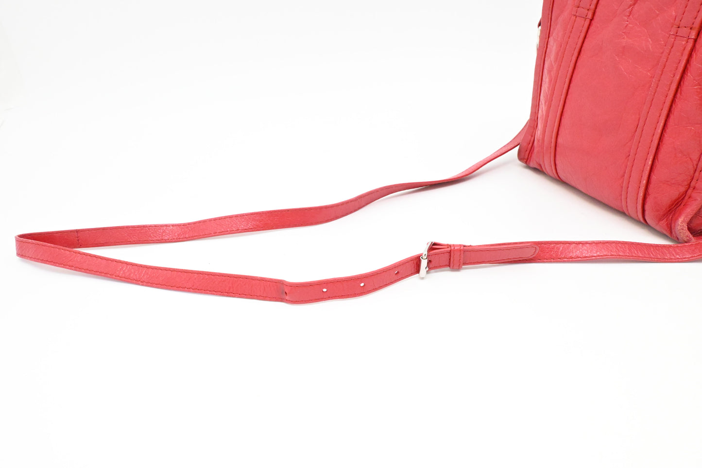 Balenciaga Bazar Shopper in Red Leather