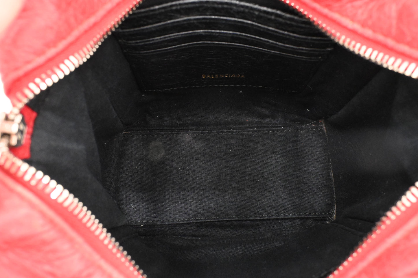 Balenciaga Bazar Shopper in Red Leather