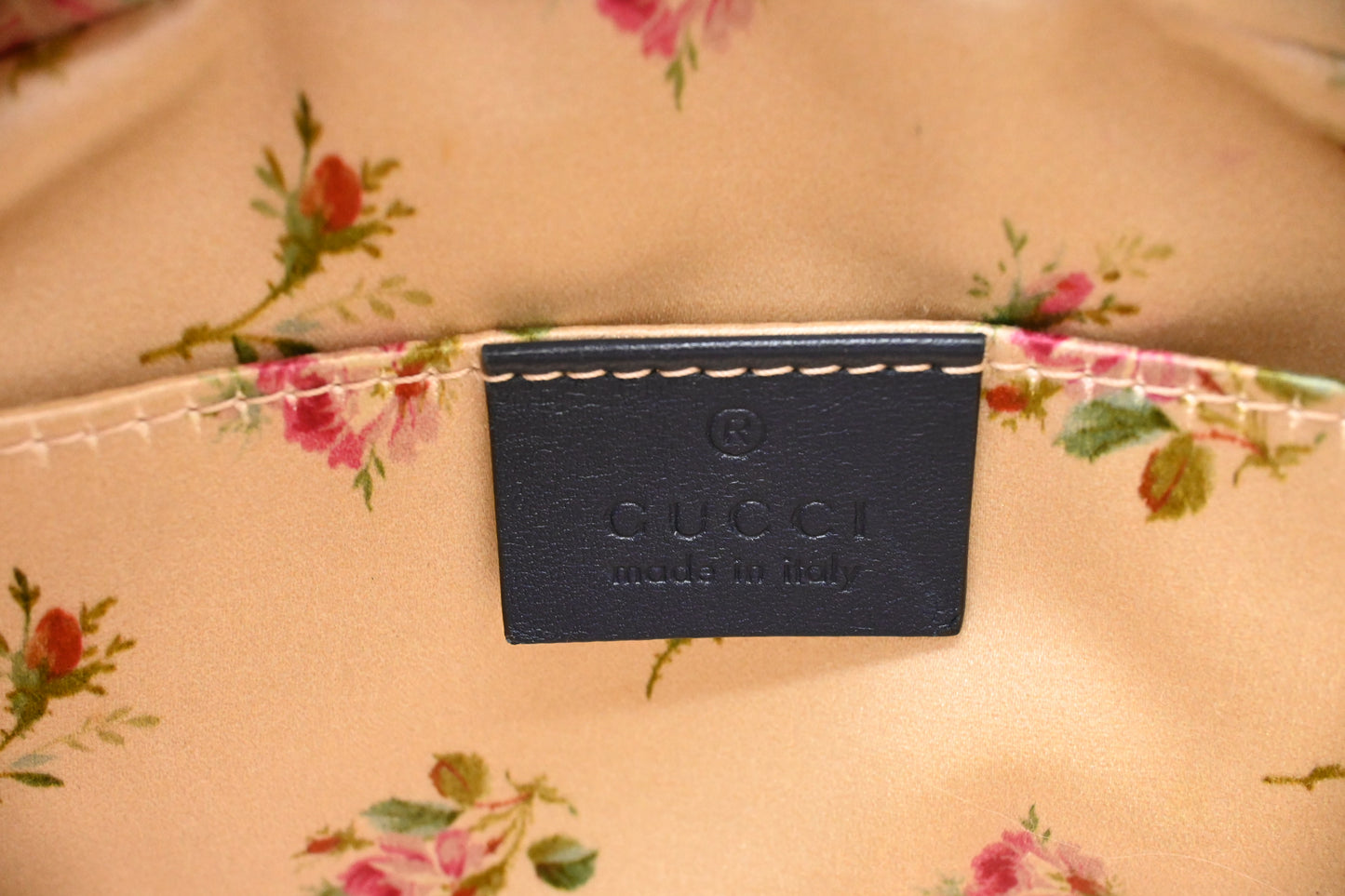Gucci Marmont Crossbody Bag in Blue Denim Canvas