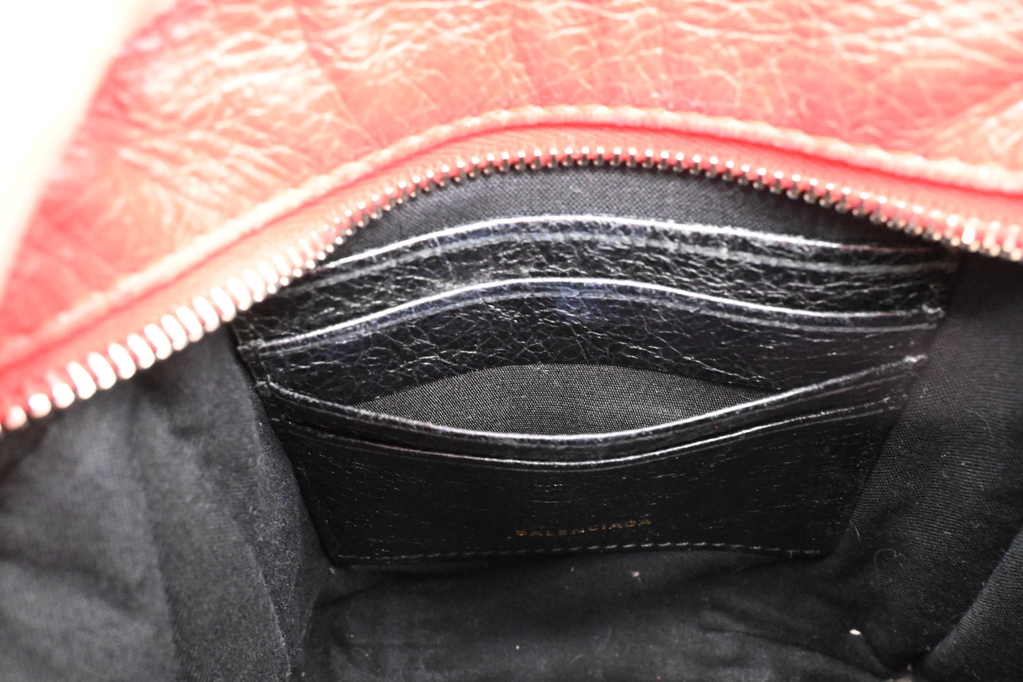 Balenciaga Bazar Shopper in Red Leather